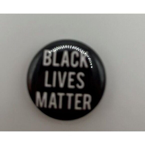 Black Lives Matter Button Round 1" Pinback Badge - Picture 2 of 5
